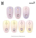 TinyTAN ワイヤレスマウス Purple ☆ 韓国 韓国雑貨 デスクワーク ノートパソコン マウス PC BTS WIRELESS MOUSE RM Jin SUGA j-hope Jimin V JungKook 公式