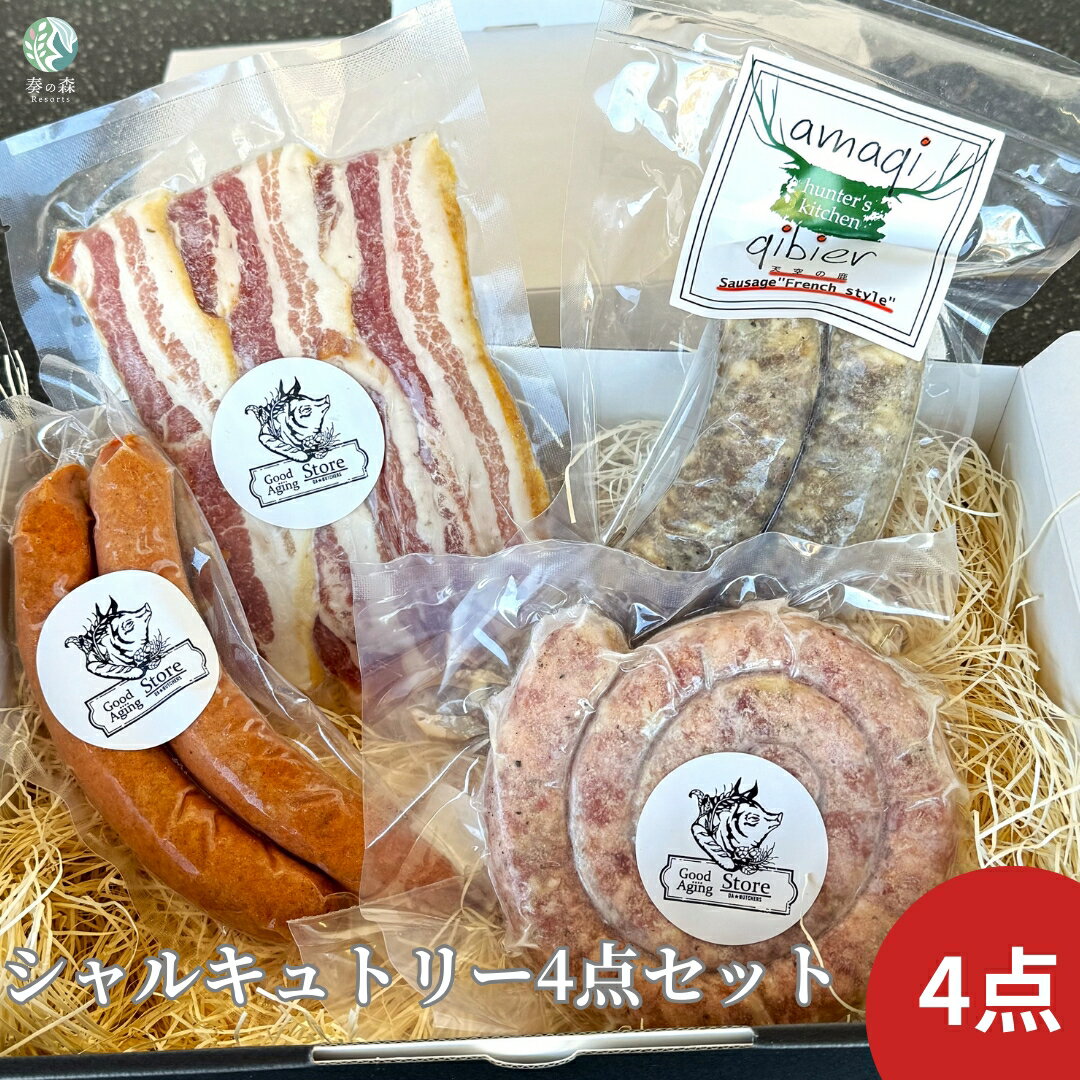 【ギフト対応可】ソーセージなど4点セット 奏の森Resorts人気商品 BBQ ソーセージ