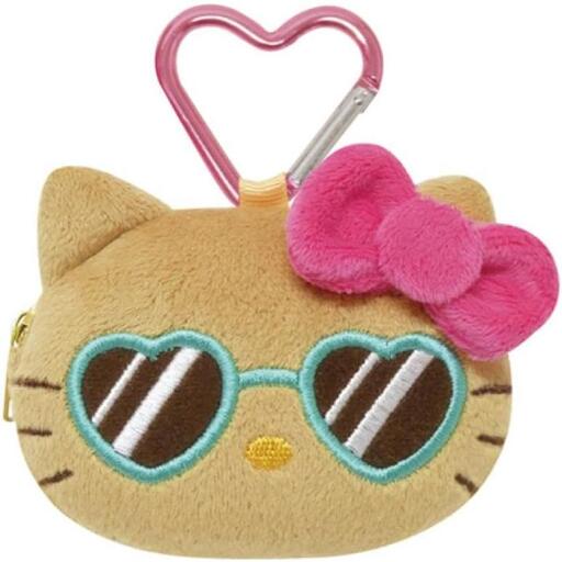 Rakuten - 【在庫処分】HelloKitty ハローキティコインケース 日焼けシリーズ マスコット mascot キティちゃん マスコットストラップ サンリオサングラス