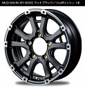 16インチ1本JB64ジムニー/JB74ジムニーシエラMUDBAHNマッドバーンXR-600S [サイズ16x5.5JJ5穴PCD139.7ハブ径109]※INSET選択必要◆代引不可　■後払い不可■