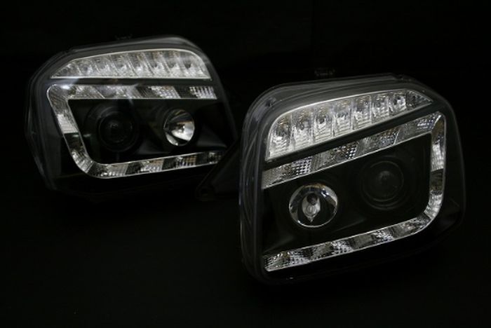 楽天市場】ジムニー jb23 シャークヘッドライト(車用品・バイク 楽天市場】ジムニー jb23 シャークヘッドライト(車用品・バイク