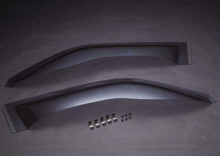 200系ハイエース2/4WD標準ボディ.ワイドボディ(2004年8月以降)Rimフロントワイドバイザー左右（スモーク）後払い不可(2)