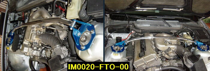 BMW318is【E36】【is4気筒車】カワイワークス フロントストラットバーオーヴァルタイプ/OS■注意事項要確認■