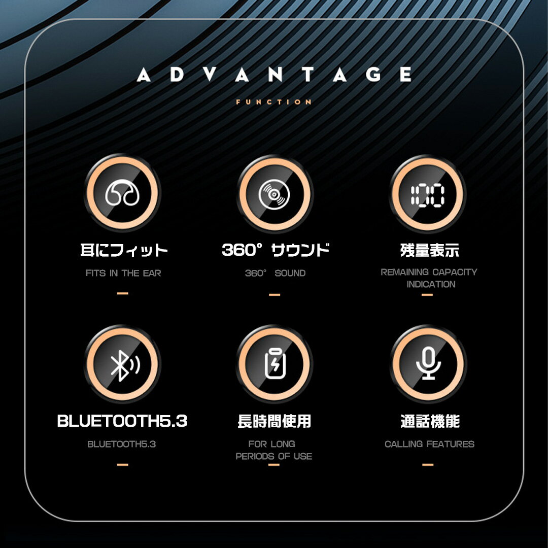 Bluetooth ワイヤレスイヤホン イヤホ...の紹介画像2