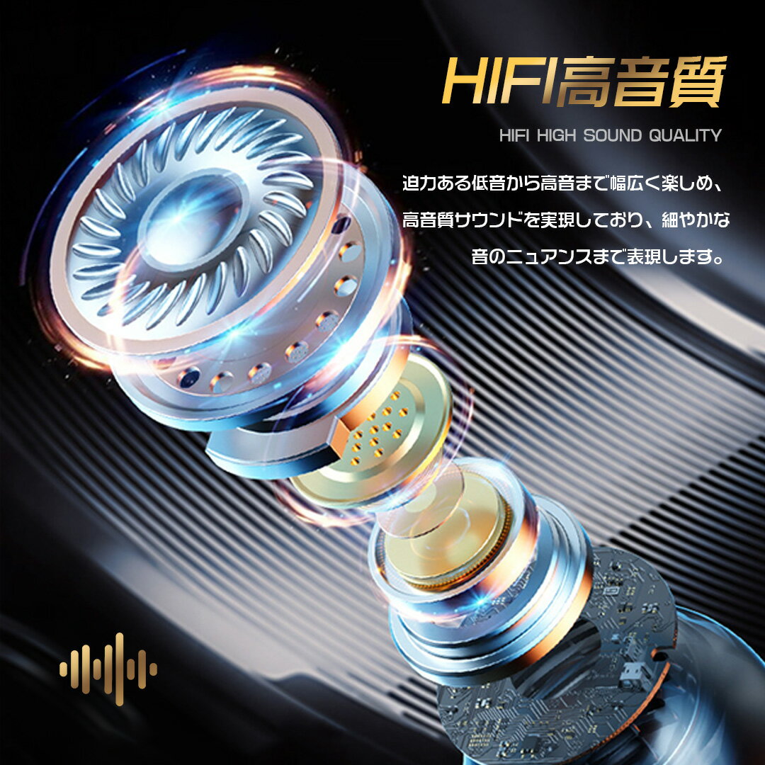 Bluetooth ワイヤレスイヤホン イヤホ...の紹介画像3