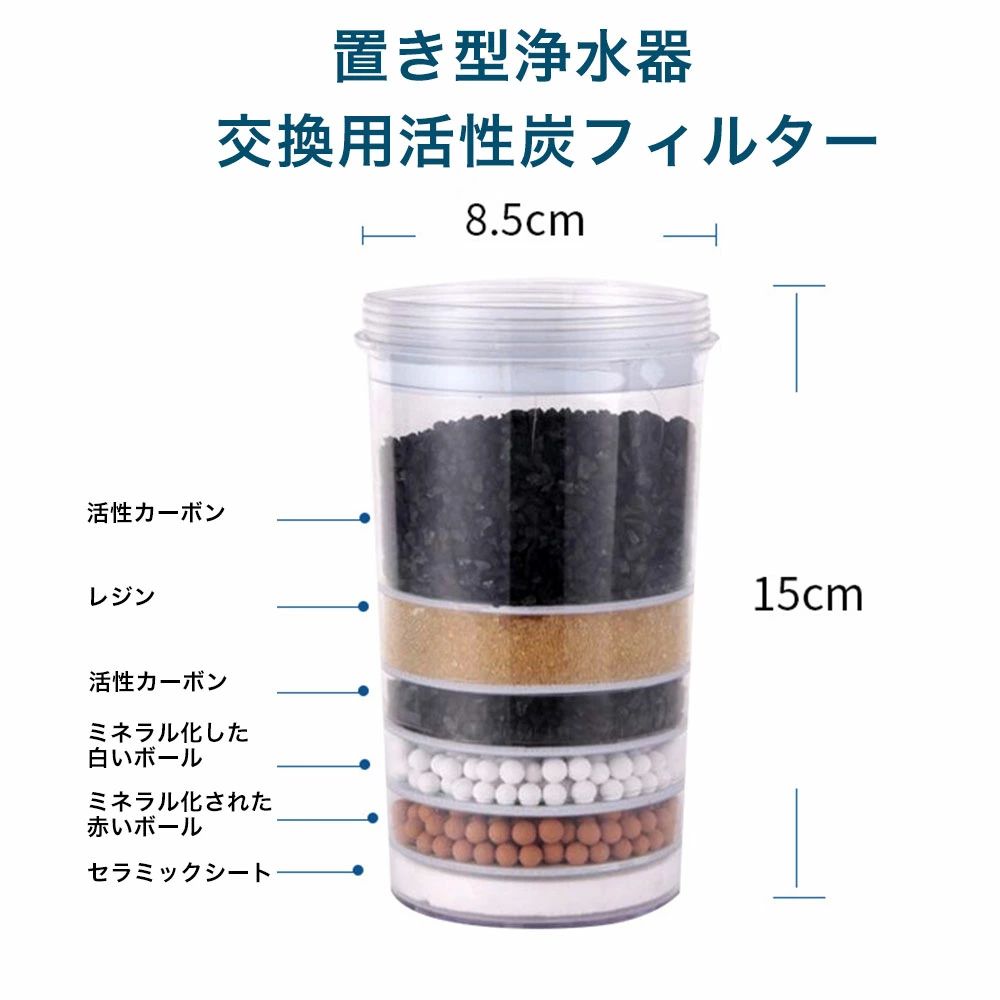 Crystal Valley - 浄水器 置き型浄水器 ろ過器 据置型 交換用活性炭フィルター更?活性炭??器 活性炭ろ過フィルター 交換用フィルターカートリッジ 浄水器フィルター 浄水カートリッジ 浄水器 pfas 除去 カートリッジ浄水器 浄水器カートリッジ 浄水器用カートリッジ 2026年