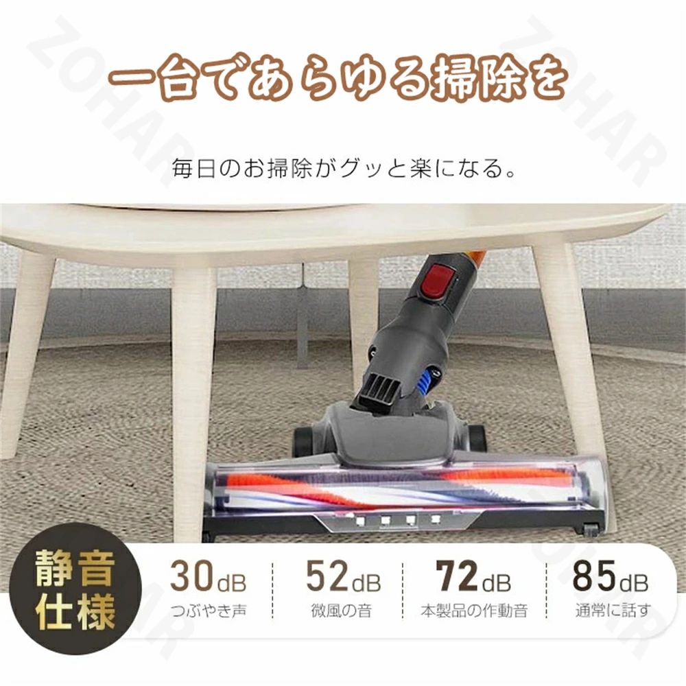 掃除機 コードレス ク型 12000Pa 軽い スティック型 ハイパワー 軽量 強力 静音設...