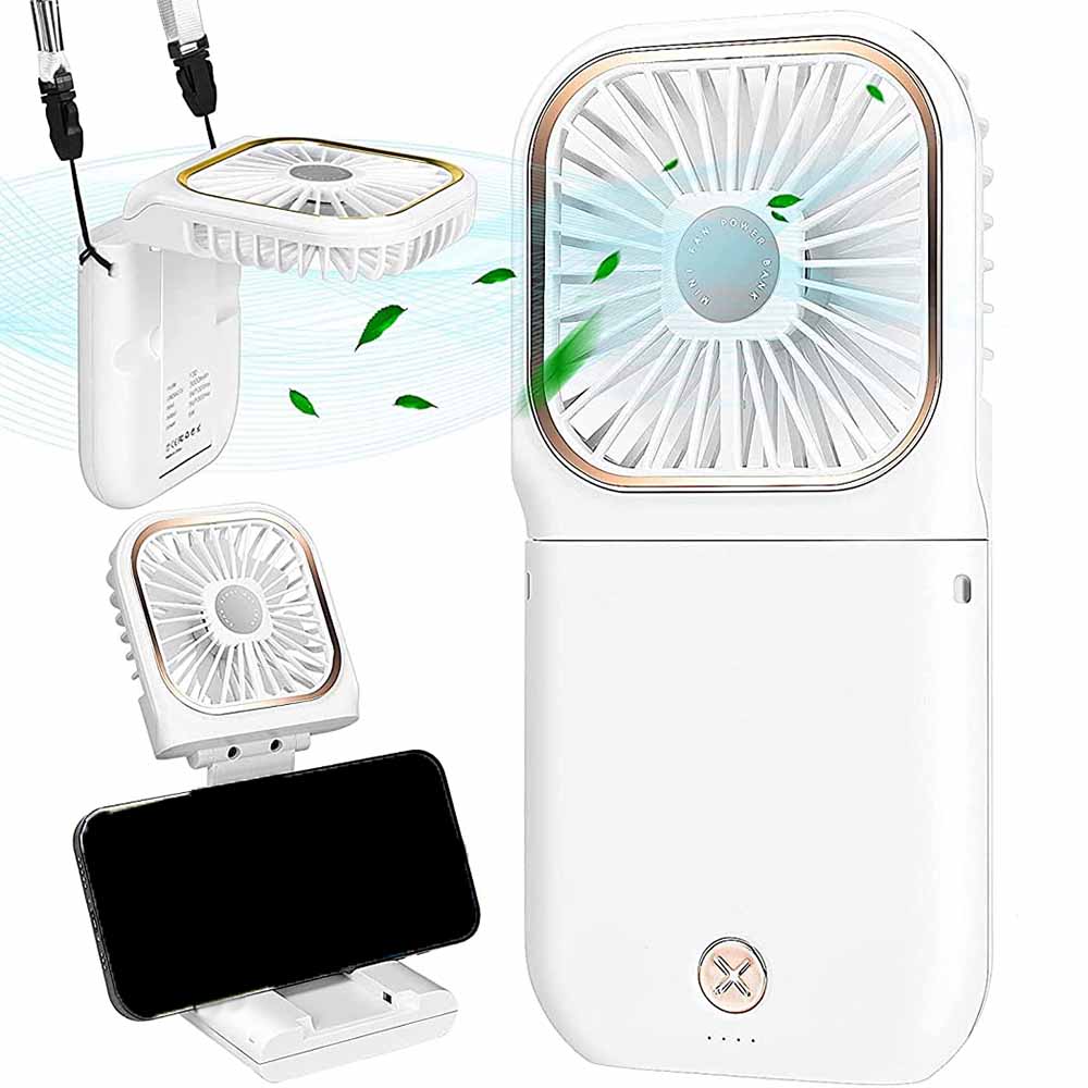 Rakuten - SALE ポイント3倍 携帯扇風機 ハンディファン 手持ち扇風機 小型 卓上扇風機 首掛け扇風機 ミニ扇風機 軽量