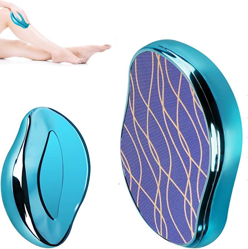 Panasonic - 脱毛器 無痛脱毛器 擦るだけ 最新 だつもうき脱毛器 クリスタルヘアイレイザー レディース メンズ 角質除去 物理脱毛 小型 軽量 男女兼用 ファッション お手入れ簡単 環境に優しく コンパクト 家庭用 出張 旅行 エコ 便利