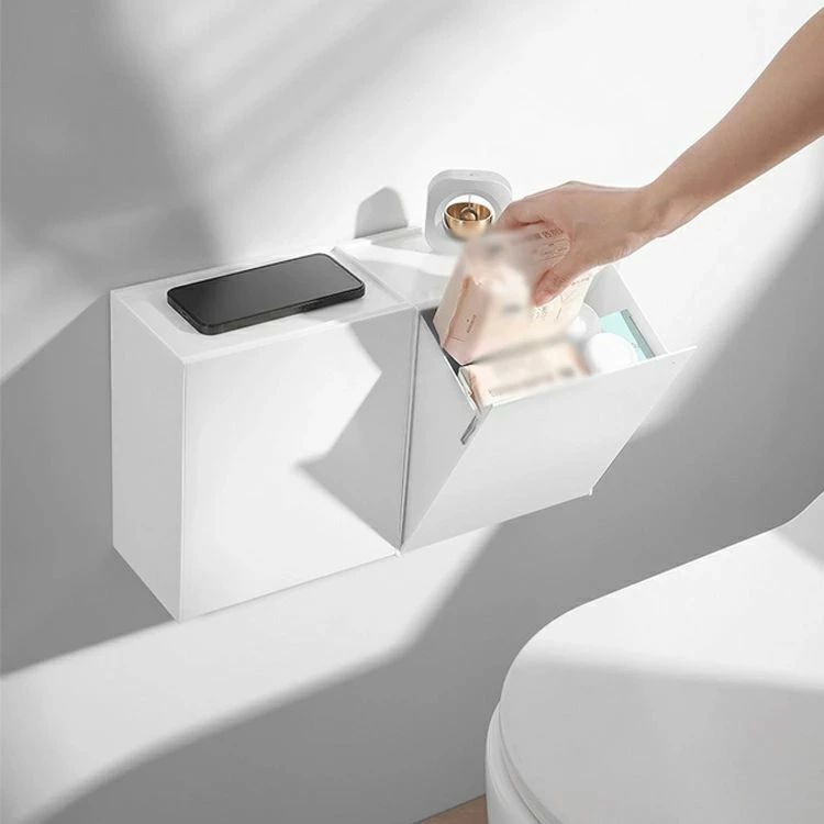 ナプキン トイレポット ケース 収納 生理用品 壁掛け収納ケース ウォールトイレポ...