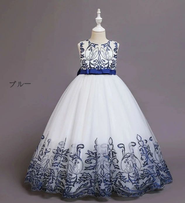 ス 120-160cm 結婚式 七五三 ワンピース 女の子 子供服 ジュニアドレス キッズ ピ...