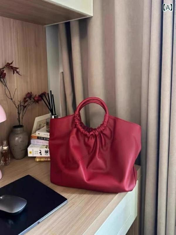 Rakuten - 【送料無料】レディース バッグ 普段使い 韓国 プリーツ クラウド 大容量 ハンドバック 花嫁 ウェディング シングル ショルダー クロス ボディバッグ