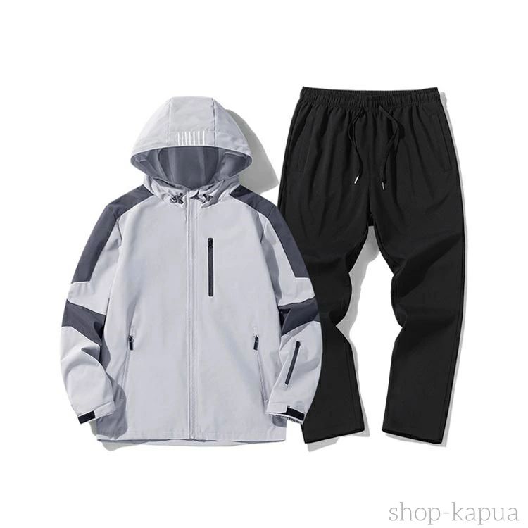 【送料無料】セットアップ メンズ ウインドブレーカー 上下 マウンテンパーカー パンツ 春 秋 冬 レディース キッズ 子供 大人 親子 上下セット アウトドア 登山ウェア ジップアップ 登山服 男の子 女の子 撥水 キャンプ ゴルフ 防寒 釣り ウェア バイク トレッキング 3