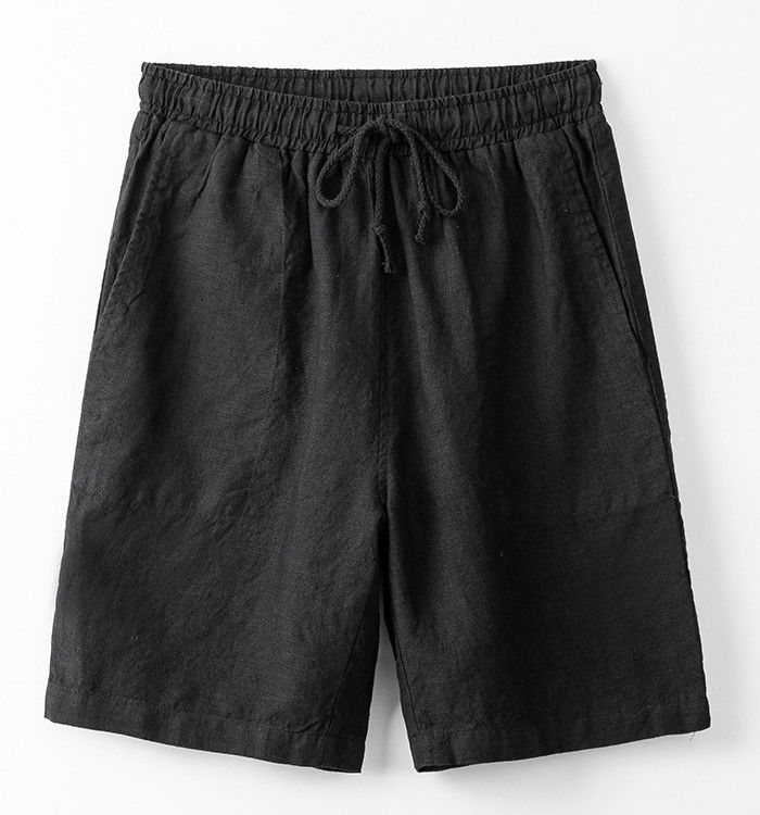 ハーフパンツ ショートパンツ リネンパンツ メンズ 五分丈 パンツ亜麻100％ ショーツ 短パン 半ズボン カジュアルパンツ 無地 ビーチショーツ シンプル 男性ズボン イージーパンツ 夏パンツ 通気性 薄い 軽量 夏にピッタリ 部屋着 父の日 ギフト プレゼント