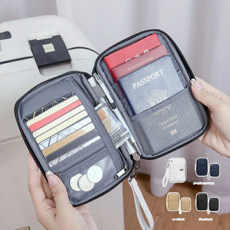 定期车票夹, 票夹 - パスポートケース スキミング防止 パスポートケース 旅行用品 旅券 かわいい シンプル 薄い 出張 旅先 海外旅行 カード 財布 メンズ レディース パスポート入れ カード 航空券 搭乗券 ギフト プレゼント