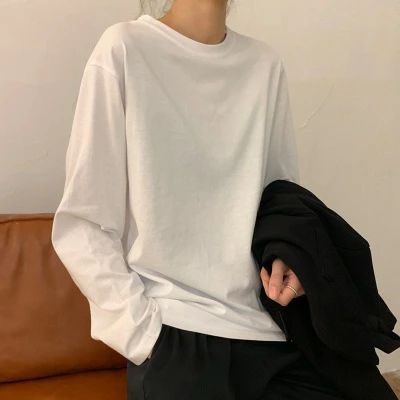 Rakuten - Tシャツ ロングスリーブ Tシャツ ロンT 長袖 レディース 春秋 シンプル トップス トップス おしゃれ エレガント OL 柔らかい カジュアル 通勤 事務服