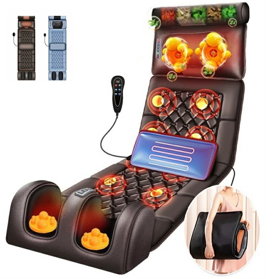 誕生日プレゼント 敬老の日 マッサージクッション リモコン付き 定時 振動 揉み 9種類のモード 温感熱罨法