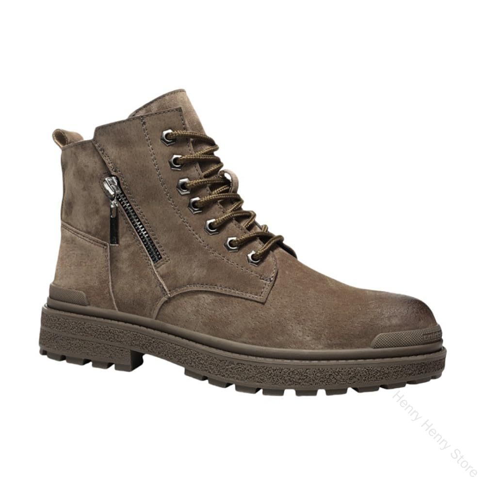 ハイカット ブーツ 作業ブーツ 鋼製先芯 つま先保護 メンズ 軽量 セーフティーブーツ 耐電靴 釘踏み抜..