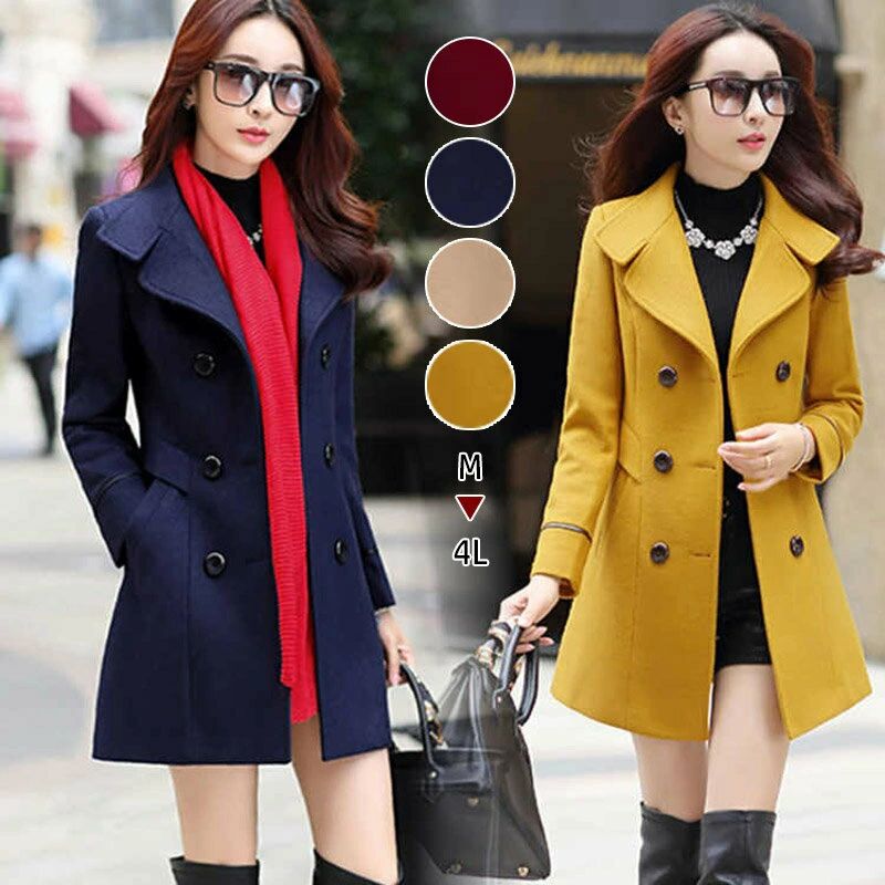 Rakuten - トレンチコート レディース 春コート 秋コートトレンチ 春 秋 ベーシック 撥水 ミドル丈 大きいサイズ ママ リクルート 通勤 通学 アウター コート ビジネス カジュアル フォーマル かわいい