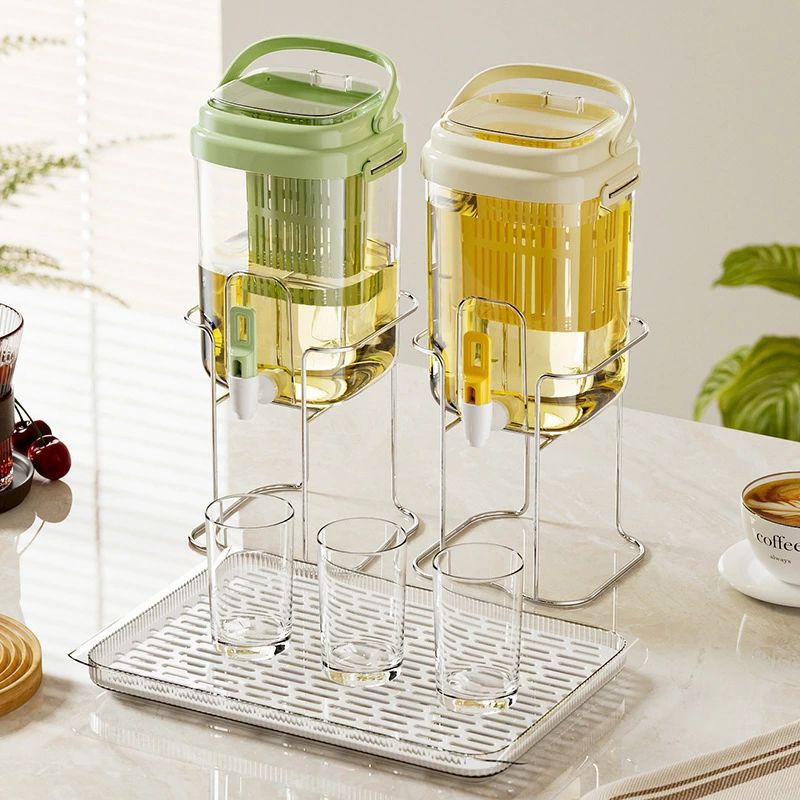 冷蔵庫用冷水ケトル、蛇口付き冷水ケトル、大容量冷水ケトル、キャンプ用冷水ケトル、コールドブリューティーケトル、家庭用冷水ケトル、フルーツティー飲料バレル、密閉漏れ防止冷水ケトル、アウトドア用冷水ケトル、大容量ジュースバレル