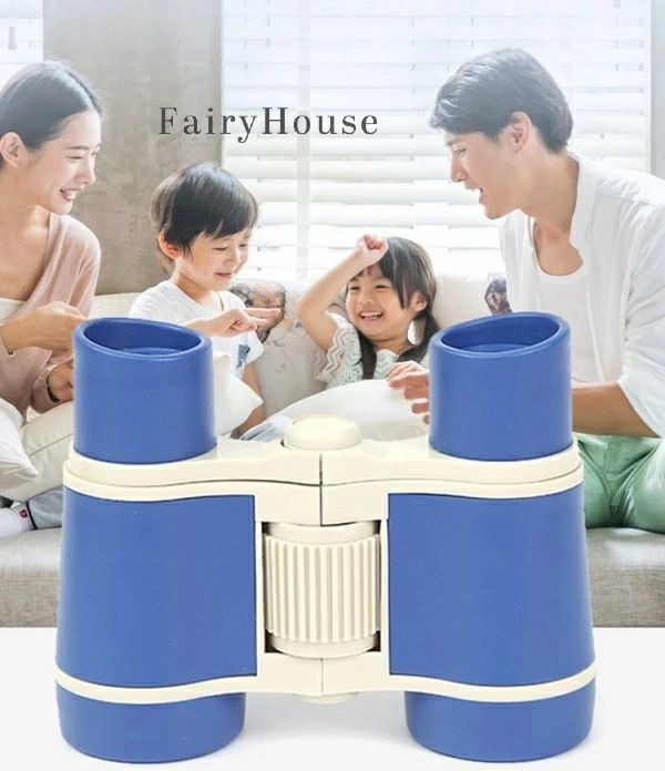 rimostoreのコンパクト双眼鏡、ブルーライトカットレンズ付き、高透明度光学＆パステルカラーオプション- 軽量耐久性プラスチック製、センターフォーカス 旅行・ハイキング・バードウォッチング・スポーツ用｜アングル2