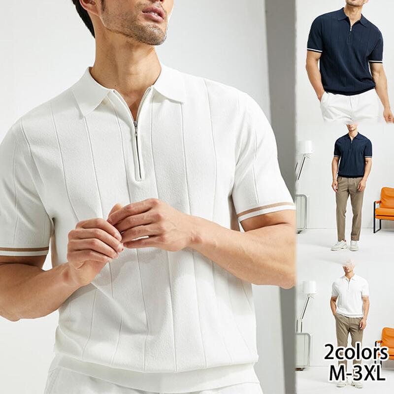 カジュアルシャツ ショート丈 トップス おしゃれ メンズ かっこいい ランキング 5分袖 スリム ポロシャツ シャツ 丈短め 半袖 メンズポロシャツ 細身