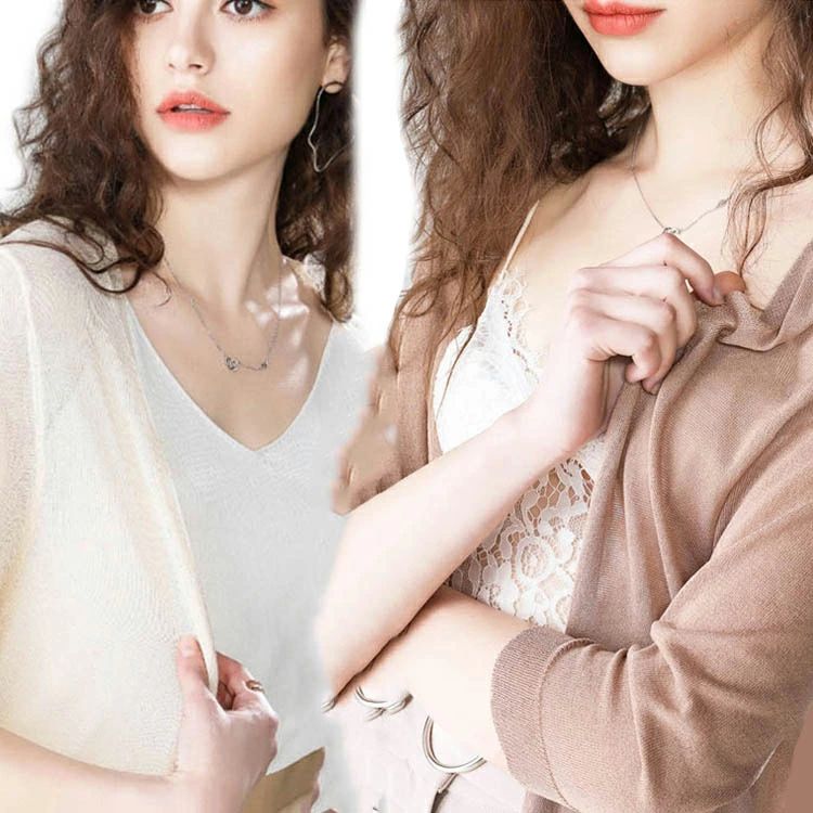 Rakuten - 紫外線対策 軽量 ロング丈 ニットカーディガン UV対策 薄手 長袖 UVカット レデイース 夏 春 ストレッチ 羽織り 冷房対策 シンプル