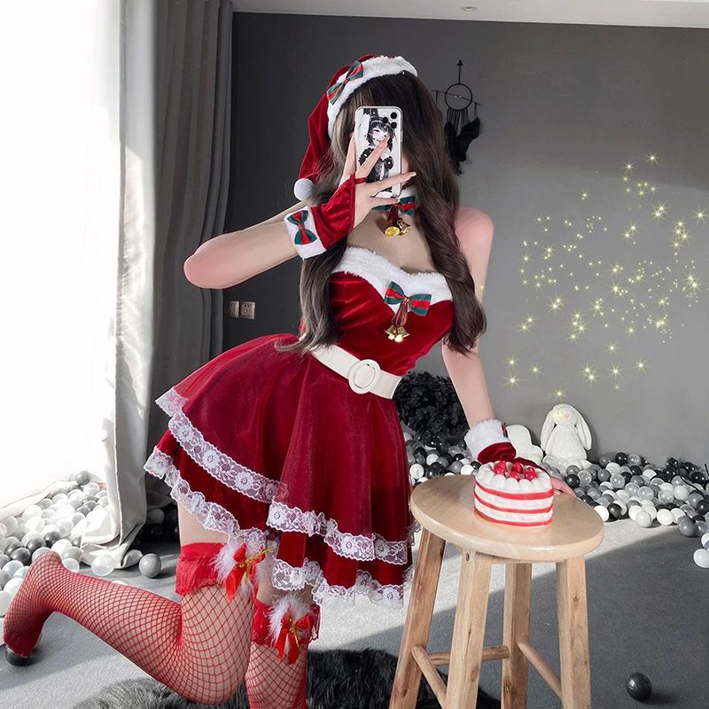 クリスマス サンタランジェリー サンタコスプレ サンタクロース セクシー ベビードール コスチューム サンタ衣装 勝負下着 レッド 女性 大人 可愛い エロ エッチ クリスマス衣装 サンタガール ワンピース 萌え 男ウケ プレゼント ギフト X'mas キャバ嬢 キャバドレス