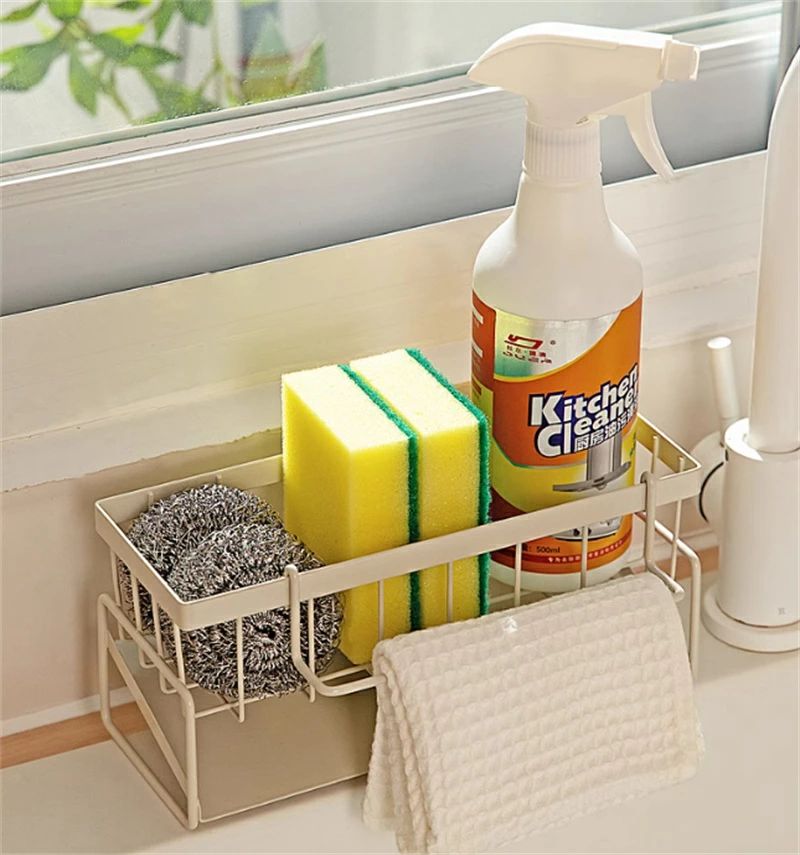 キッチンスポンジ コンパクト 抗菌 省スペース ふきん せいとんをたもつ 水切りラック
