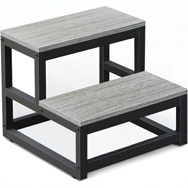 耐荷重100kg アウトドア 脚立 (38*38*35CM（2段）) ステップスツール 室内 子供大人兼用 ペットスロー..