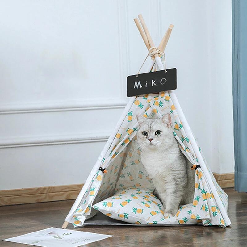 保温防寒 かわいい 通気性いい ハウス テント 暖かい 春夏秋冬 マットレス両面使用...