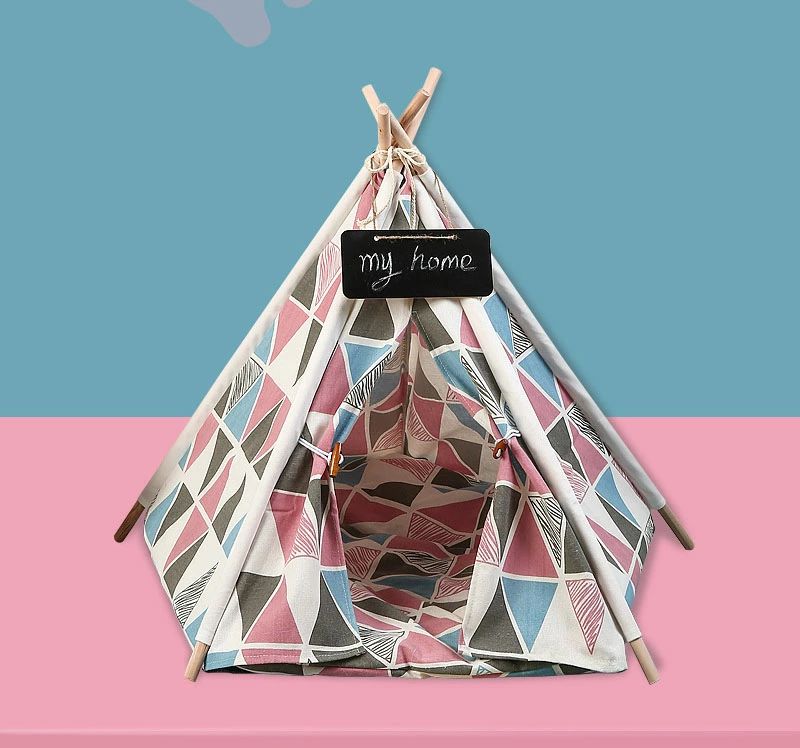 かわいい 暖かい ペット 洗濯可能 中型 小型 保温防寒 マットレス両面使用可能 テント ハウス 通年 ペットベッド 組立簡単 滑り止め 犬ベッド 猫小屋 猫ベッド