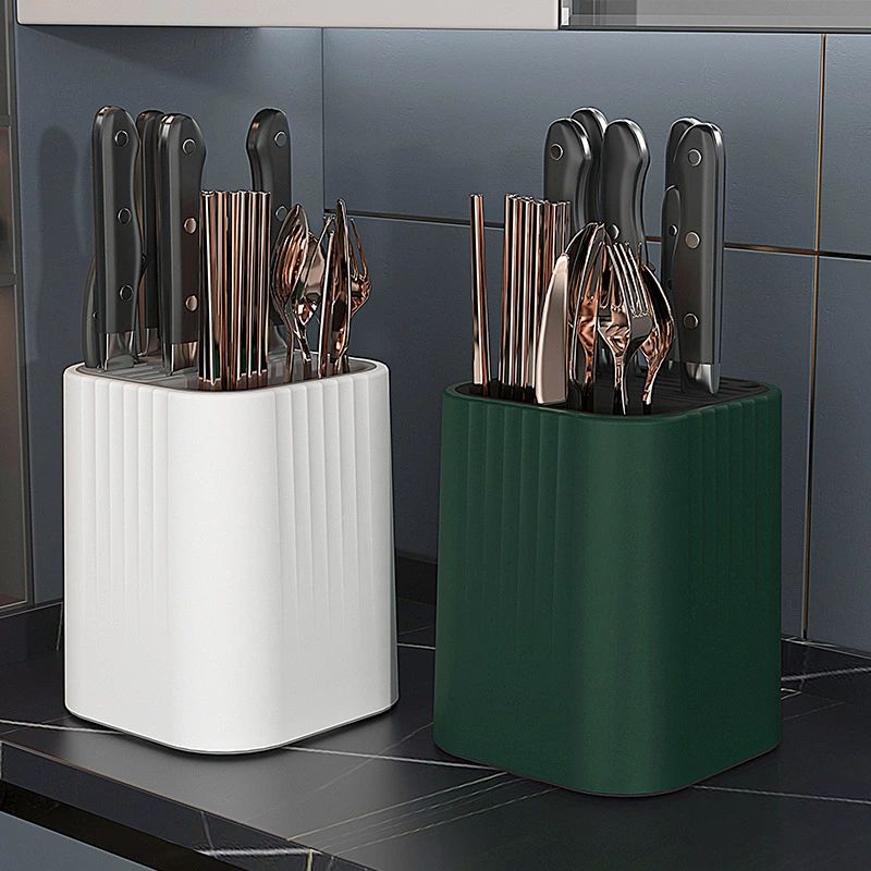 キッチン回転式ナイフラック、多機能ナイフ＆箸収納ラック、一体型カウンタートップナイフ＆箸ラック、360度回転式ナイフラック、一体型キッチンナイフ＆箸収納ボックス、カウンタートップ回転式ナイフラック、仕切り付き収納回転式ナイフラック 2