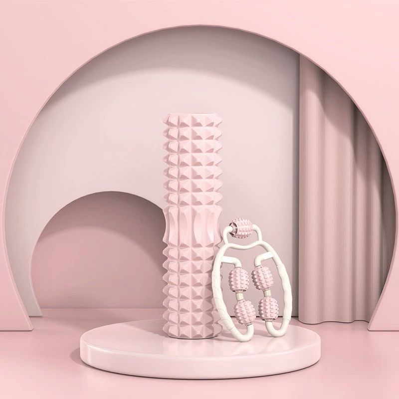 全身の筋肉をリラックスさせるヨガ器具、狼牙棒マッサージローラー、高密度泡軸マッサージ器、プロ級のフィットネス弛緩ツール、深層筋弛緩、血行促進ヨガ&フィットネス必須アイテムです。