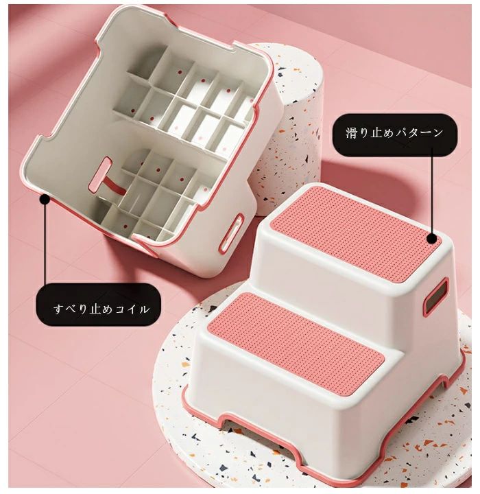 補助便座 子供トイレトレーニング 足置き台 ベビー用 キッチン レッド 滑り止め 足台 顔を洗う 洗面所 グリーン 踏ん張り台 多機能 トイレなどに適用 歯を磨く 踏み台 グレー ステップ台 トイレステップ トイレ踏み台 収納便利 手洗い 持ち運び 補助踏み台 ふみ台