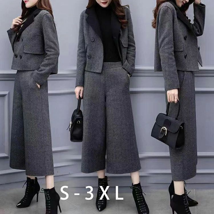 2点セット セットアップ レディース パンツスーツ ゆったり 体型カバー オフィス オシャレ パンツスタイル ジャケット 通勤OL 着痩せ パンツスタイル コート キレイめ おしゃれ ママスーツ 2次会 謝恩会 プレゼント 通勤 20代 30代 40代 50代 母親 秋コーデ