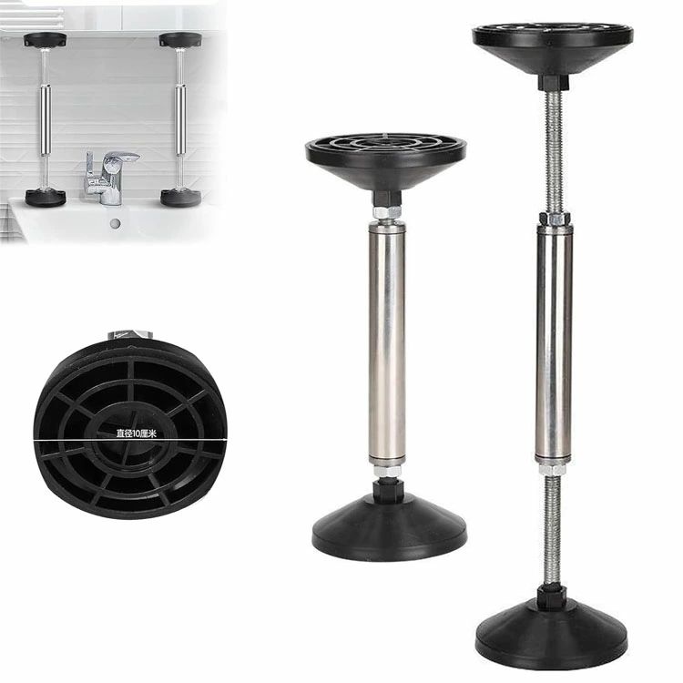 家具 つっぱり棒 地震対策 突っ張り棒 長い 2本セット 家具転倒防止突っ張り棒 ステンレス製 耐震対策 防災措置 本棚 冷蔵庫 食器棚 天井用 ール タンス テーブル 棚 家具固定用 調整可能 狭い隙間用 耐震ポール 送料無料