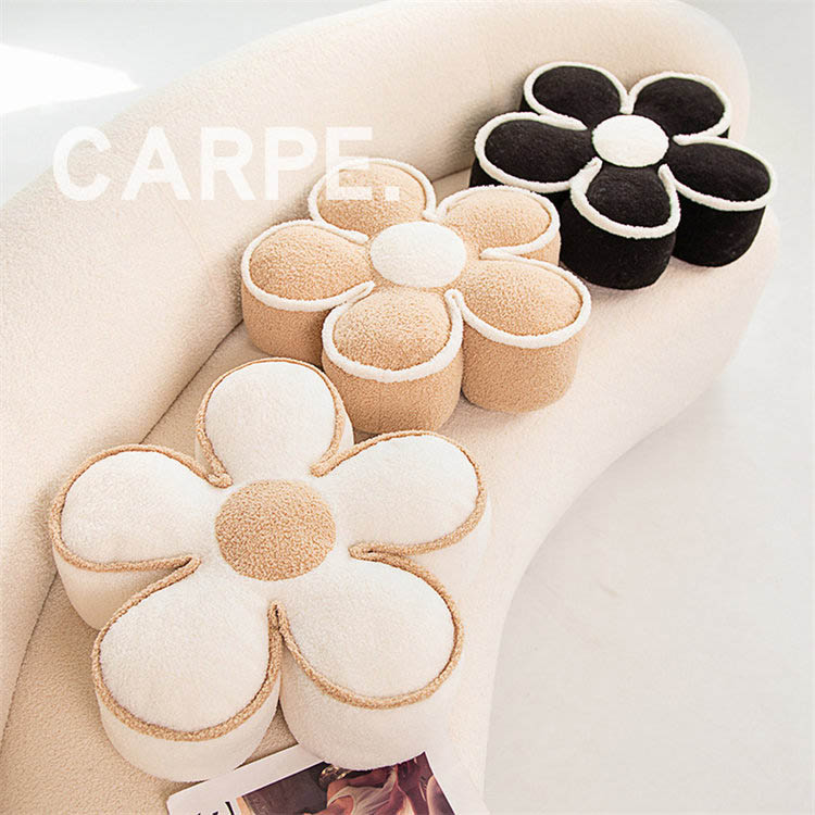 【商品コード】：y557128【素材】：ポリエステル【カラー】：ホワイト（花柄）、ブラック（花柄）、ブラウン（花柄）、グリーン（good）、ブラック（good）、ドット柄【サイズ】：F連携キーワード：花柄 クッション 厚手 座布団 畳マット...