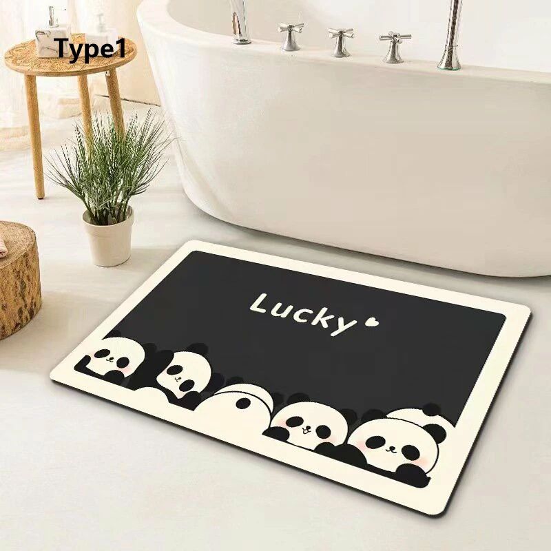 アニメ風呂場のマット、珪藻泥の滑り止めマット、トイレの入り口のマット、吸水速乾萌趣の図案の設計、強力な滑り止めの機能、瞬間吸水技術、速い乾燥性能、耐摩耗性の耐久性の材質、簡単に清潔に手入れして、多種の寸法の選択、防水と湿気の設計