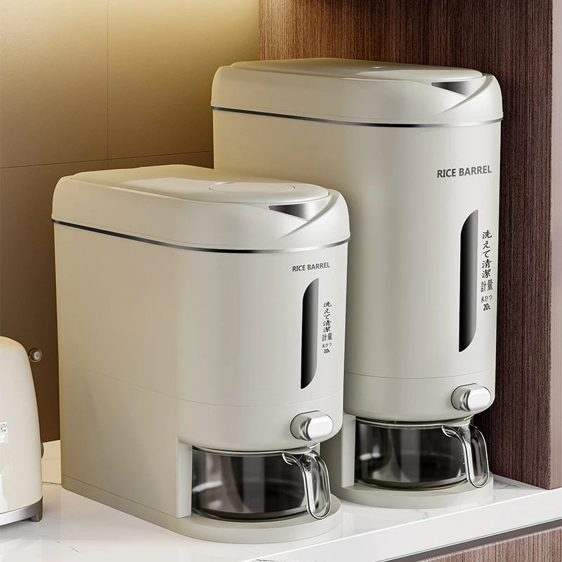 家庭用の防虫米桶、密封収納箱、米の湿気を防いで保存、五穀雑谷収納、食品級の安全な材料、簡単に設計を取って、便利な密蓋、精確に取って米、省空間の神器、健康な生活必要です