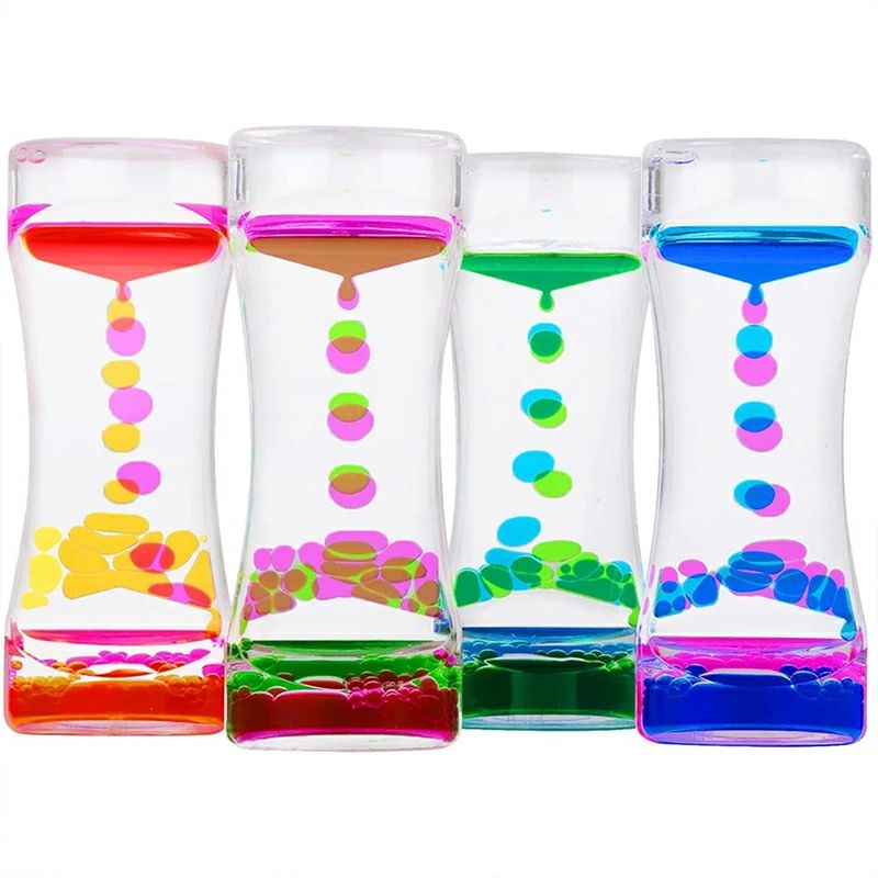 油滴 クリスマス 置物 砂時計 タイマー オイル プレゼント 水時計 砂時計 癒し 卓上 誕生日 オイル砂時..