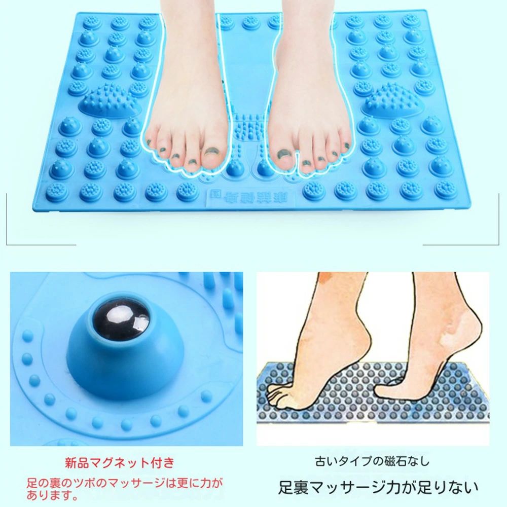足裏ケア用リラクゼーションプレート 足ツボ押し 足つぼ健康パッド 人間工学設計 足裏ケア＆リラクゼーション用ツール 指圧板 足つぼマット マット 疲労軽減ウォークストーンツボマット 健康グッズ 運動 マッサージマット 指圧プレート 足弓サポート用