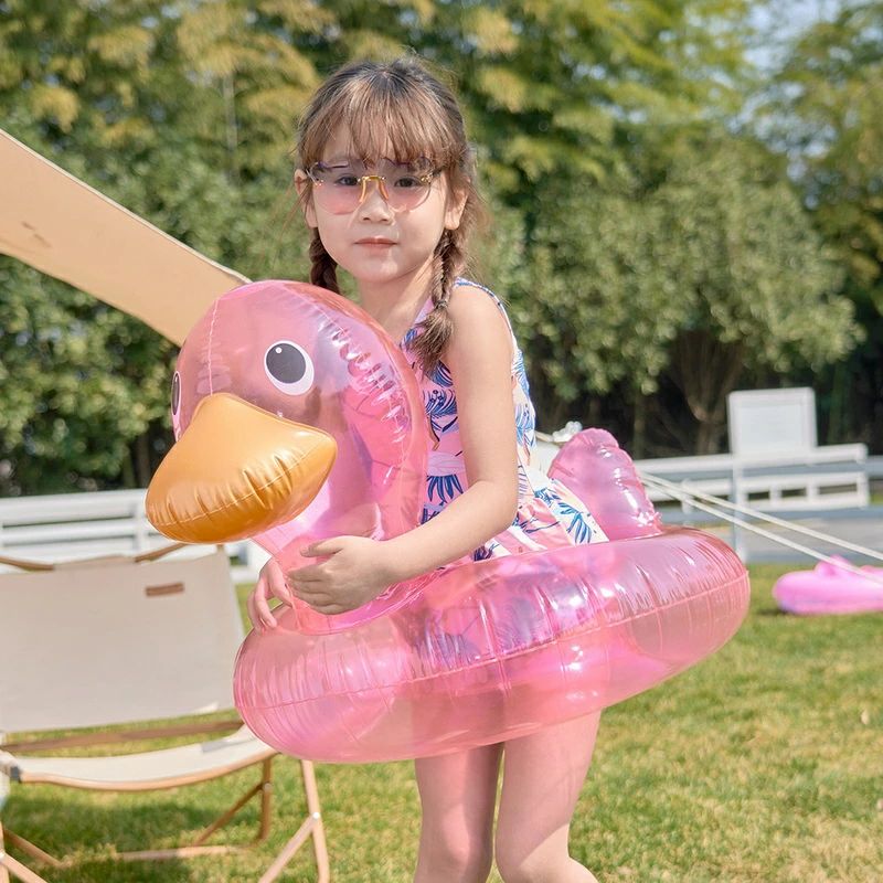 座付き 水遊び 浮輪 浮き具 安定感 ダック 夏 子供用 ボート ギフト 夏休み プール お風呂 足入れ INS 3色 キッズ用 うきわ ビーチ 水泳 海水浴 3
