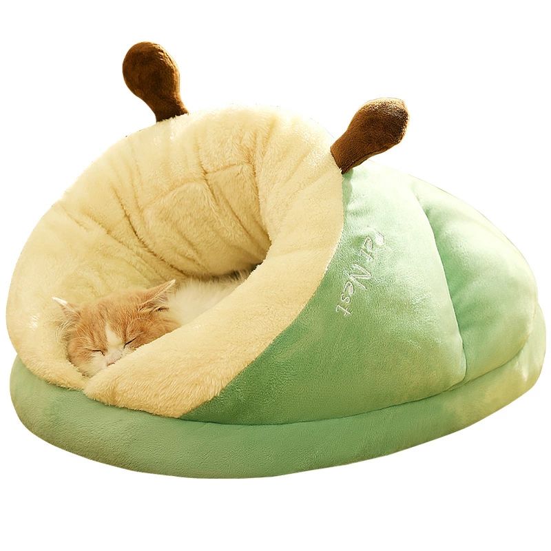 防寒対策 キャット 寝床 小屋 ふわふわ ハウス 洗える 通年 クッション付き ベッド 可愛い ペット用品 滑り止め ペット 防寒 小型犬 柔らかい ソフト 暖かい 冬 3