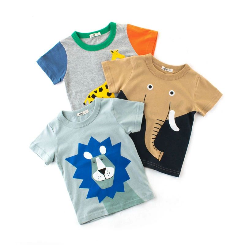 Rakuten - 90cm 男の子 110cm 半袖 140cm キッズ 子供服 かっこいい かわいい 100cm Tシャツ ベビー 120cm 130cm トップス 夏服 動物