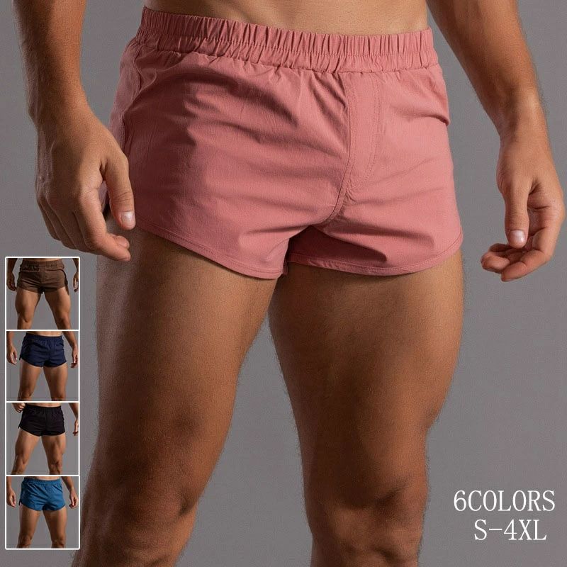 Rakuten - 部屋着 アウトドア メンズ スポーツウェア カジュアル お洒落 筋トレ ショートパンツ 短め 春 おしゃれ 短パン トレーニング フィットネス 夏 パンツ ジムウェア 3分丈 ボトムス 無地 大きいサイズ