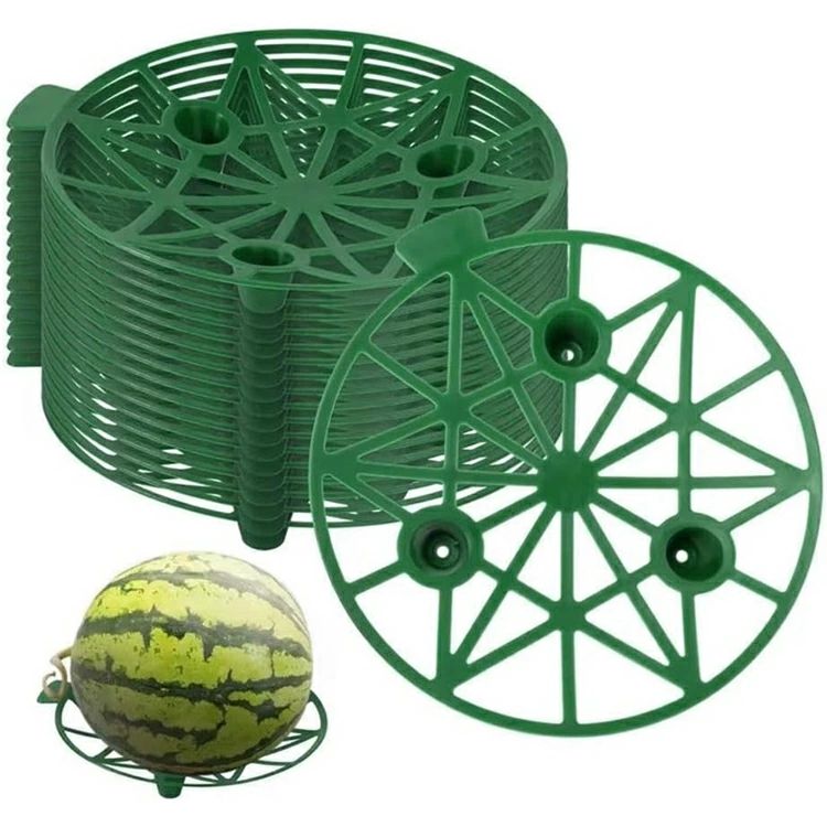 直径19.5cm メロンマット フルーツサポート 環境保護 雨の日を避ける メロンベース スイカサポート 再..