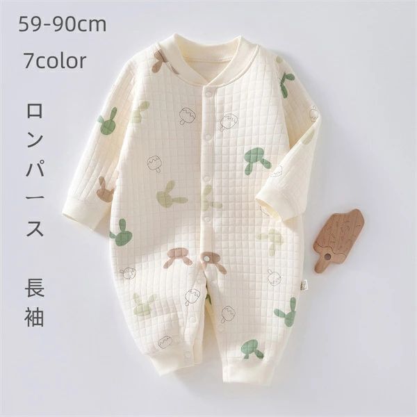 59 秋 ロンパース 80 おしゃれ 長袖 可愛い 赤ちゃん 66 子供服 カバーオール 新生児 90cm 子ども服 綿..