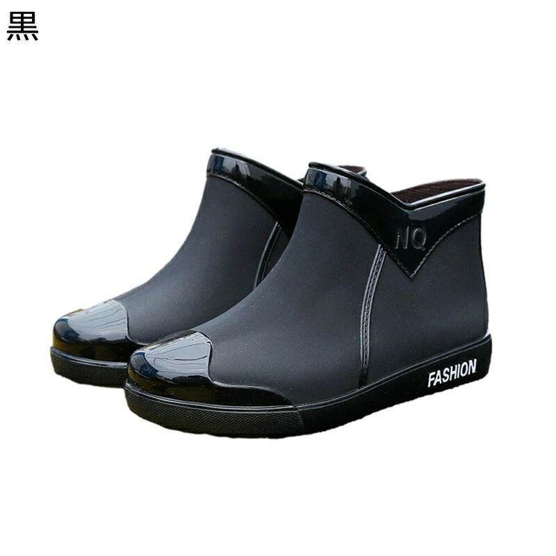 レインブーツ ショート 短め pvc れいんしゅーず レディース スポーツ コットンカバー 撥水加工 痛くない 疲れない 低反発 滑り止め 春夏秋冬 可愛い シンプル 雪用 雨の日 梅雨