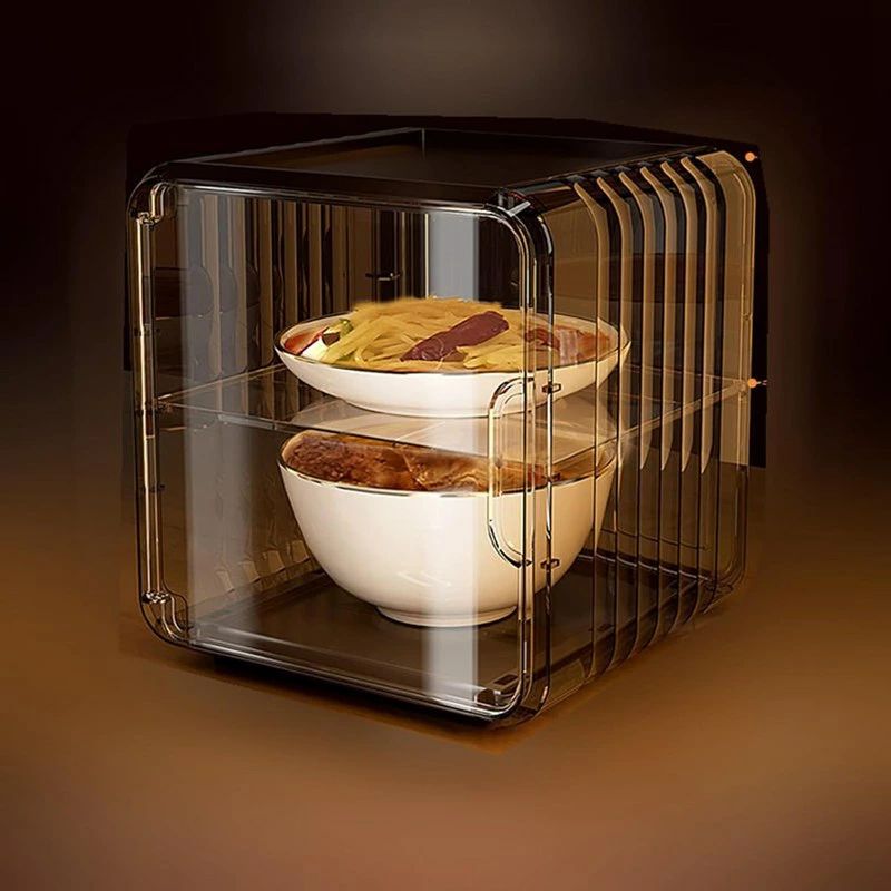 食卓カバー フードカバー 保温 おしゃれ 虫よけ 埃よけ 多層 透明 積み重ね 保温袋 簡単収納 コンパクト 便利 省スペース 丈夫 清潔易い 多機能 プラスチック キッチン用 再利用可能 家庭用